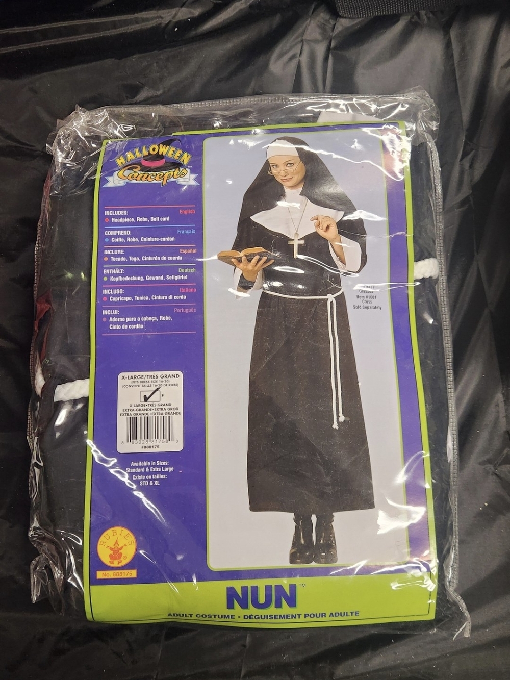 Nun Costume - Black